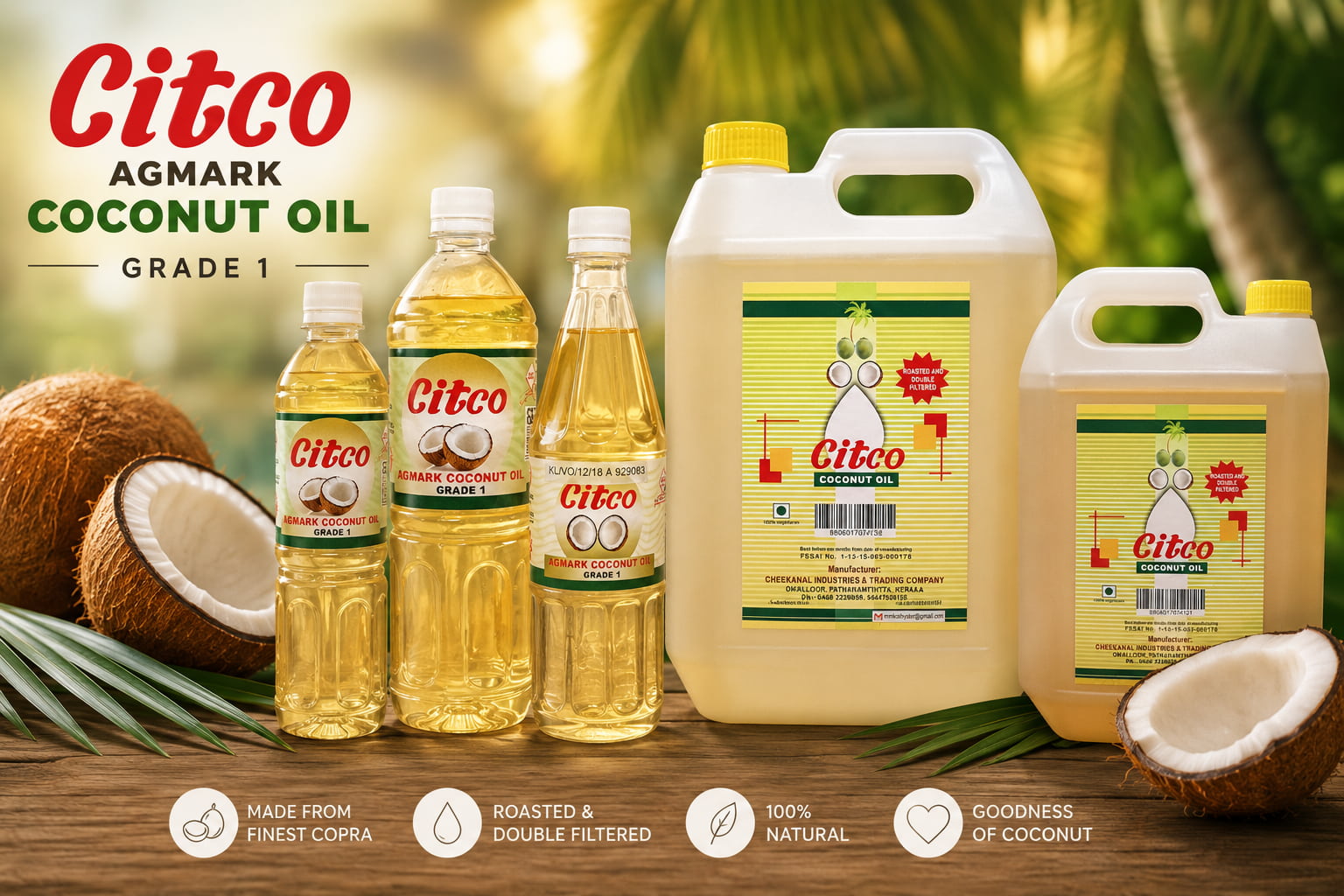 CITCO Coconut Oil Products